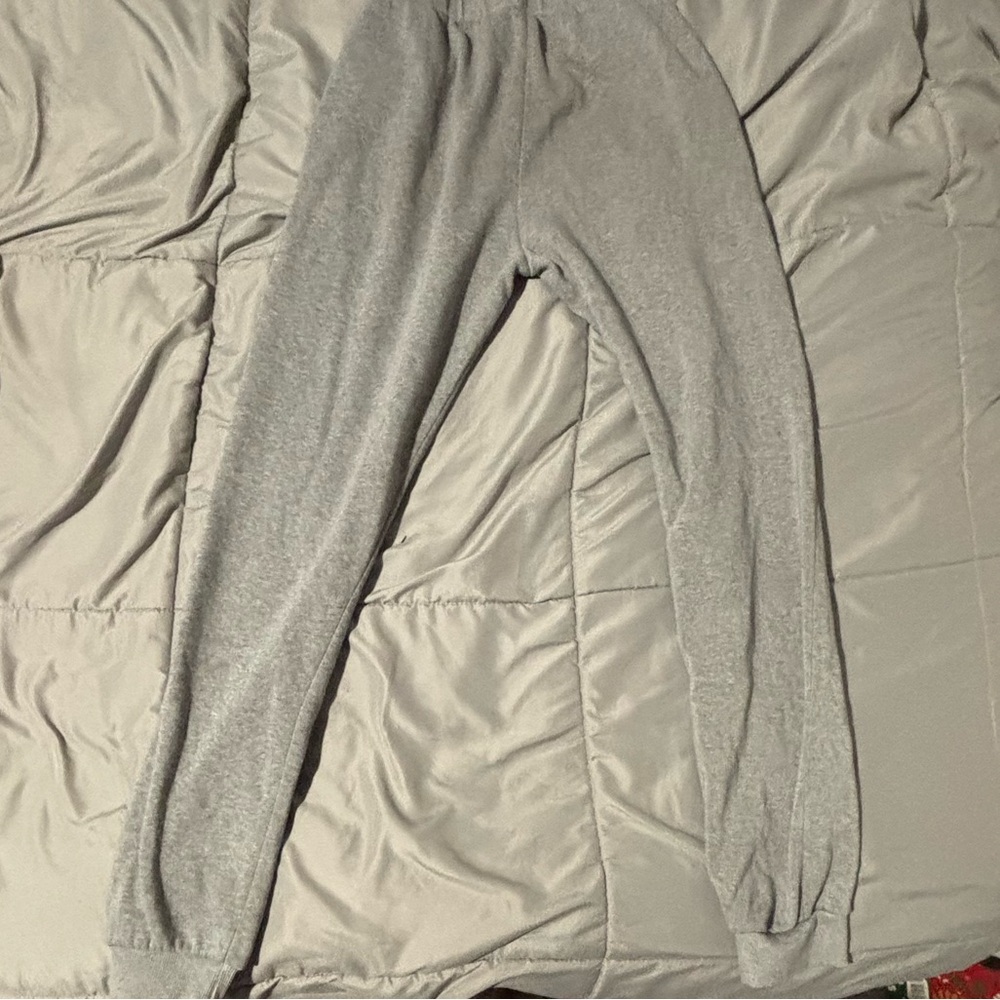 Cozy Grey Fleece Joggers
